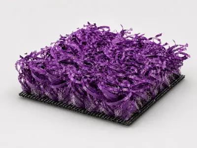 Pasto sintético de pádel color morado