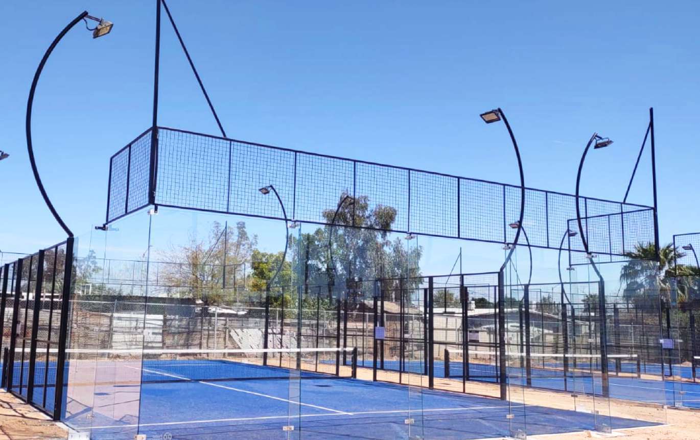 Semipanorámicas de pádel en Padel California · Mexicali, Baja California · Padel Center México
